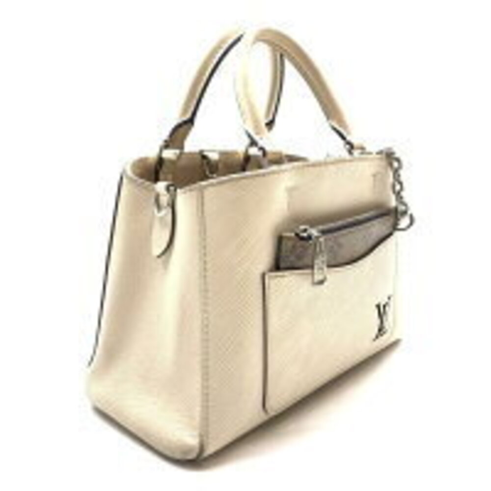 LOUIS VUITTON Marelle Tote Handbag Shoulder Bag Epi Quartz - Picture 2 of 8